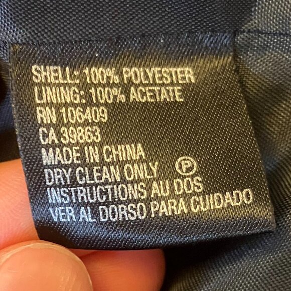 Tahari by ASL Dress Black Knee Length Dress Belt V Neck Collar NWOT Size 10 - Picture 12 of 14